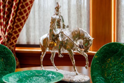 Image of the silver statuette of the Duke of Wellington