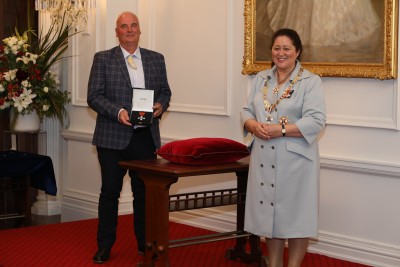 Dame Cindy and Mr Hoani Langsbury, of Dunedin, ONZM for services to conservation