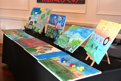 Artworks on display at the event