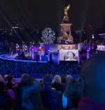 A view of the concert from the Royal Box