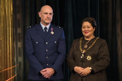 Senior Constable Scott Carmody, NZBD, for an act of exceptional bravery in a situation of danger