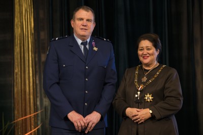 Senior Constable Jim Manning, NZBD, for an act of exceptional bravery in a situation of danger 