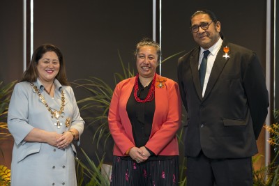Mr Posenai Mavaega and Ms Tanya Muagututi’a, MNZM, of Auckland, for services to Pacific performing arts