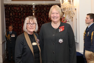Dame Susan Glazebrook and Ms Ann Somerville, of Rotorua, QSM for services to the community and historical research