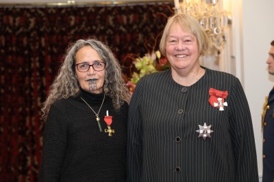 Dame Susan Glazebrook and Ms Denise Messiter, of Thames, ONZM for services to Māori and health