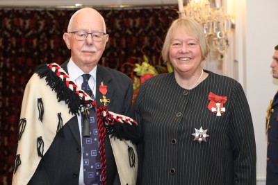 Dame Susan Glazebrook and Dr Oliver Sutherland, of Nelson, ONZM for services to the law and Māori and Pacific communities