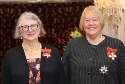 Dame Susan Glazebrook and Reverend Louise Deans, of Darfield, MNZM for services to the community and women
