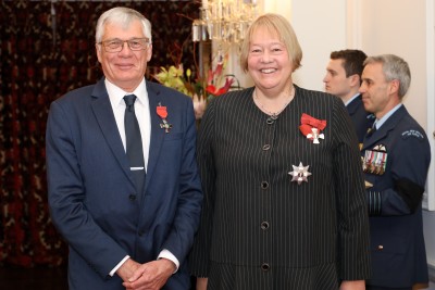 Dame Susan Glazebrook and Mr Henry van Tuel, of Napier, MNZM for services to the Coastguard