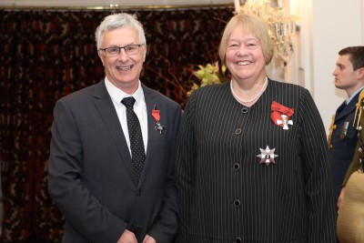 Dame Susan Glazebrook and Dr Robert Mills, of New Plymouth, MNZM for services to wildlife conservation