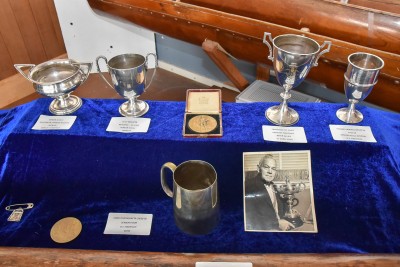 Memorabilia from Olympic medal-winner Darcy Hadfield's career highlights