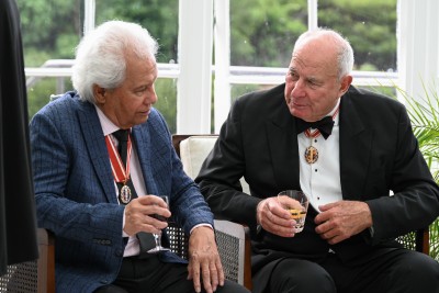 Albert Wendt and Sir Don McKinnon