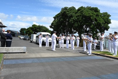 A performance by the Royal New Zealand Navy Band