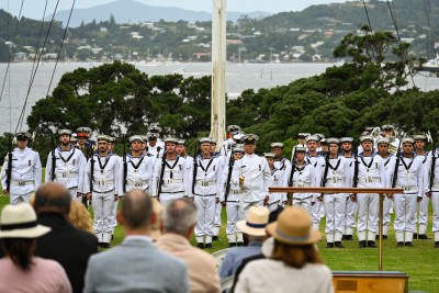 The RNZN Guard of Honour