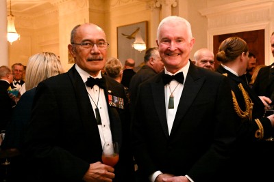 Dr Davies and Sir Jerry Mateparae