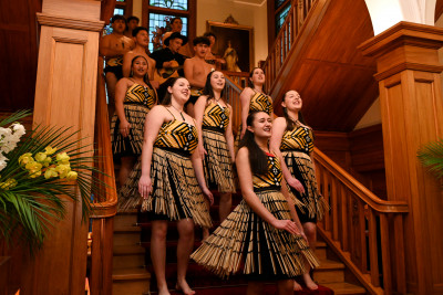 Kapa haka performed by the rangatahi from Te Haeata Awatea