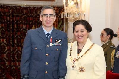 Wing Commander Mark Whiteside, Dame Cindy Kiro