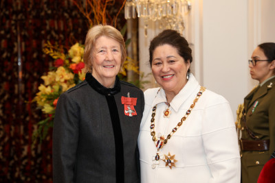 Mrs Catherine Petrey, Lower Hutt, MNZM for services to the New Zealand Police, arms control and the community