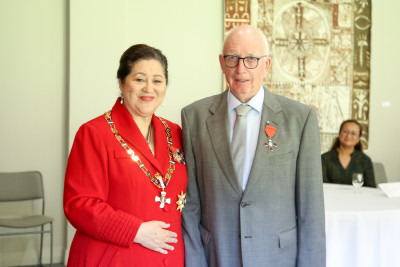 Mr Sam Lewis, of Te Awamutu, MNZM for services to business and the community
