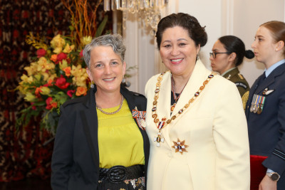Miss Jacqueline Dwyer, Dame Cindy Kiro