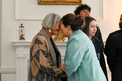 Dame Cindy and Sonia Cooper