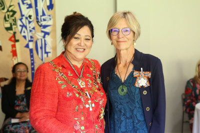 Mrs Karen Morrison-Hume, Dame Cindy Kiro