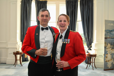 Major General Rose King and Lieutenant Colonel Glenn King