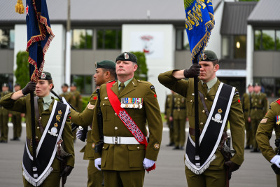 The new Colours paraded for the first time