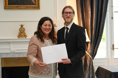 Dame Cindy and Aidan Lynch