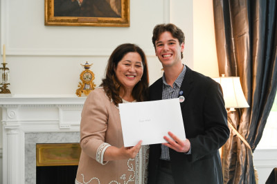 Dame Cindy and Ronan McNeill