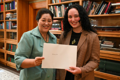 Dame Cindy Kiro and Brittany Dick