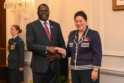 HE Dr Wilson Kipge’tich Kogo and Dame Cindy Kiro