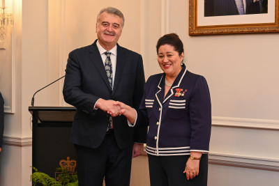 HE Mr Janti Kalajoqa and Dame Cindy Kiro
