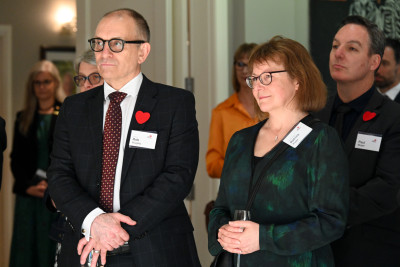 Guests attending the Heart Foundation event