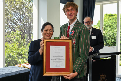 Dame Cindy and Thomas Raybould