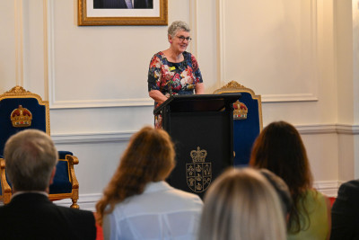 Helen Rodenburg, Chairperson of Citizens Advice Bureau Wellington, speaks