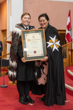 Dame Cindy and Lily Wilson