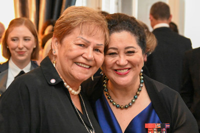 Dame Naida Glavish and Dame Cindy
