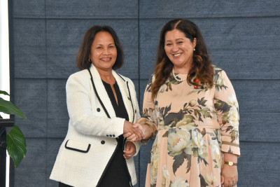 HE Ms Camilla Solomon and Dame Cindy Kiro