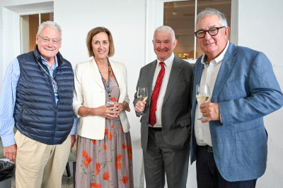 Dr Davies with guests