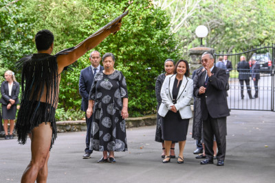 The wero is laid down for High Commissioner of Nauru  HE Ms Camilla Solomon