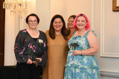 Dame Cindy with Denise Astill and Jacki Morris