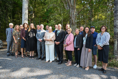 Their Excellencies with the Waitangi National Trust Board
