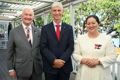 Dame Cindy Kiro, Dr Richard Davies and John Pearson