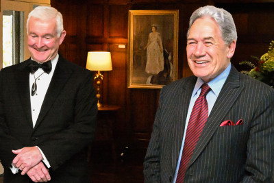 Dr Davies and Rt Hon Winston Peters
