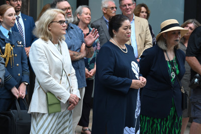 Chief Justice Dame Helen Winkelmann, Dame Cindy and Waitangi Tribunal Chief Judge, Dr Caren Fox