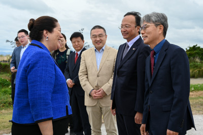 Dame Cindy meeting members of the diplomatic corp