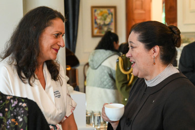 Dame Cindy and Hon Poto Williams
