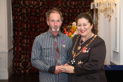 Mr Ian Anderson, of Christchurch, New Zealand Bravery Decoration for an act of exceptional bravery in a situation of danger