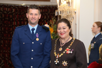 Constable Mark Bancroft, of Hawke’s Bay, New Zealand Bravery Medal