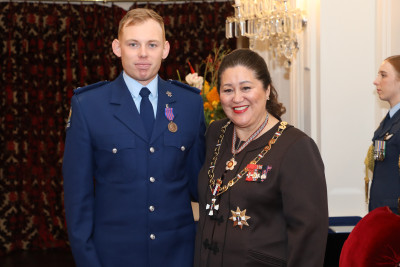Constable Josh Head, of Auckland, New Zealand Bravery Medal